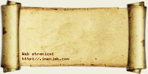 Kristina Joksić vizit kartica